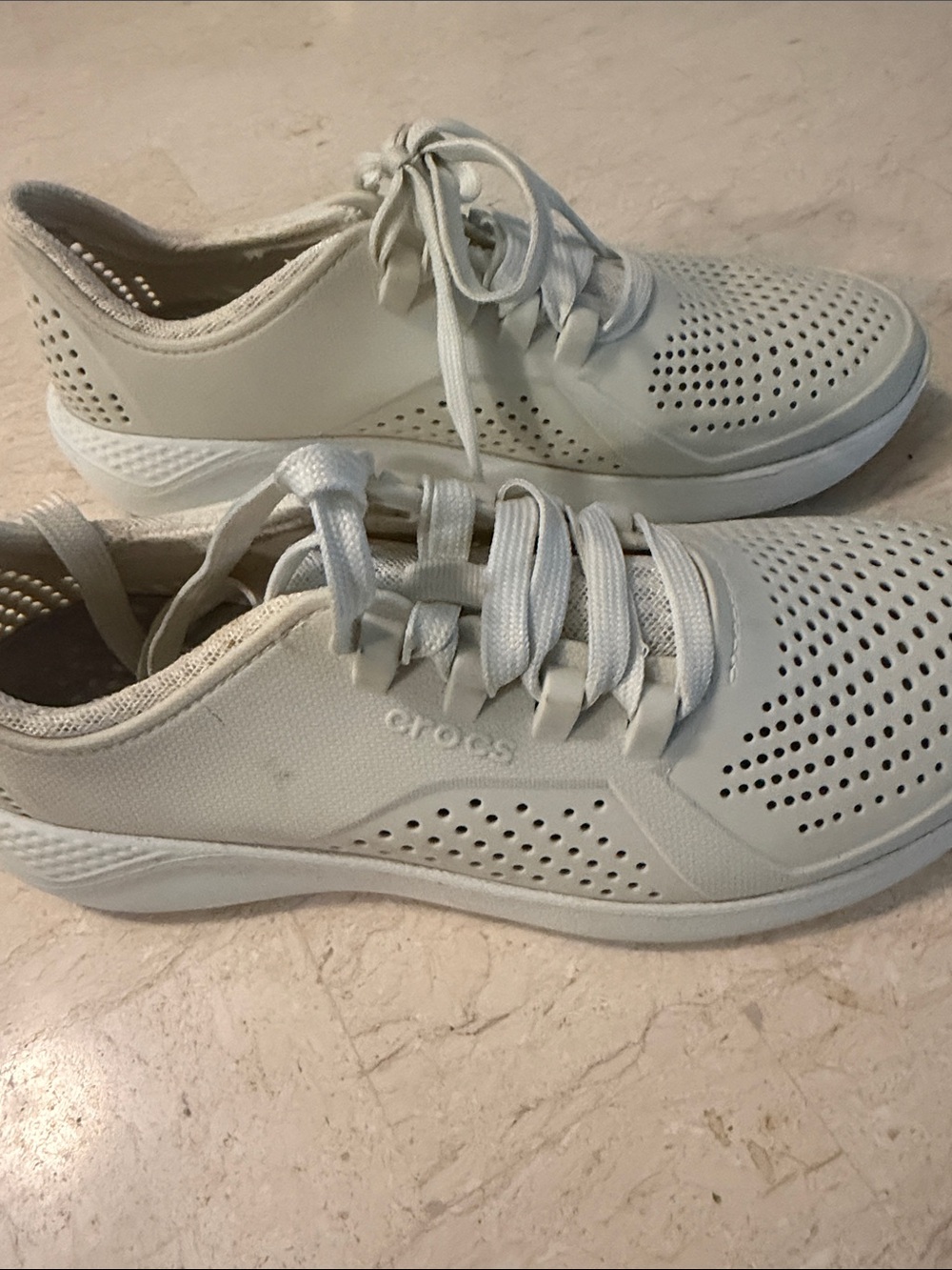 Cream crocs sneakers - Picture 6 of 8